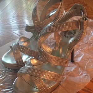 Silver sandals